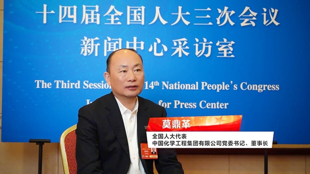 莫鼎革接受人民網專訪強調：綠色發展 科技先行！